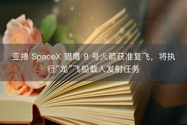 亚搏 SpaceX 猎鹰 9 号火箭获准复飞，将执行“龙”飞船载人发射任务